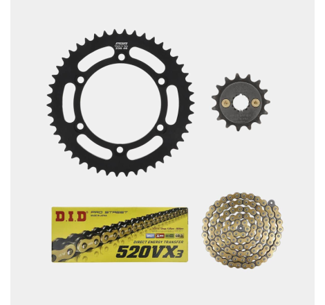 Kit for Honda XR-L / XR-R - step 15/520 - Superpinion 147/15T